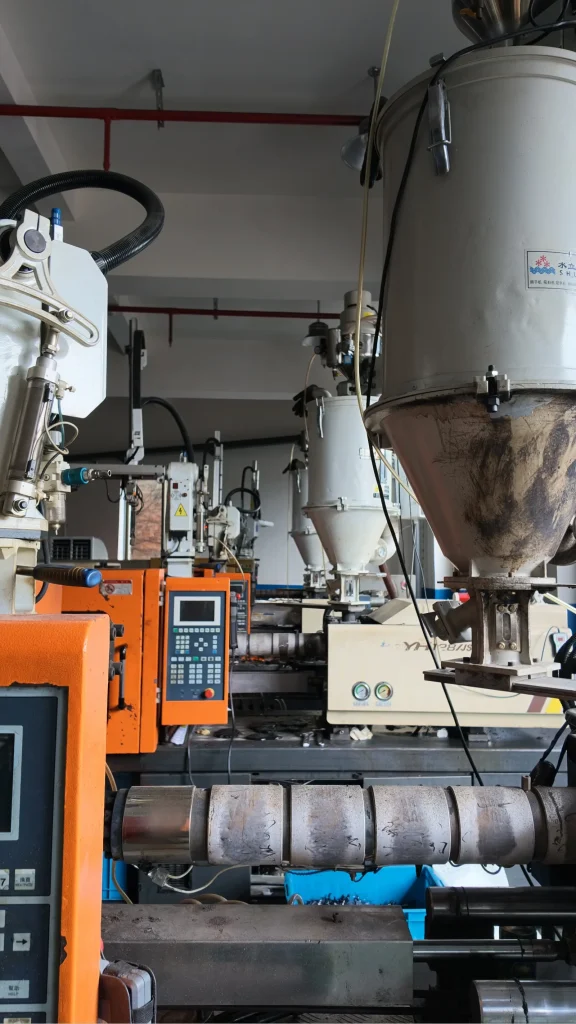 Machine-side automated material handling equipment